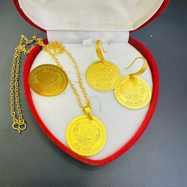 铜合金项链 新款个性项链耳环戒指117号