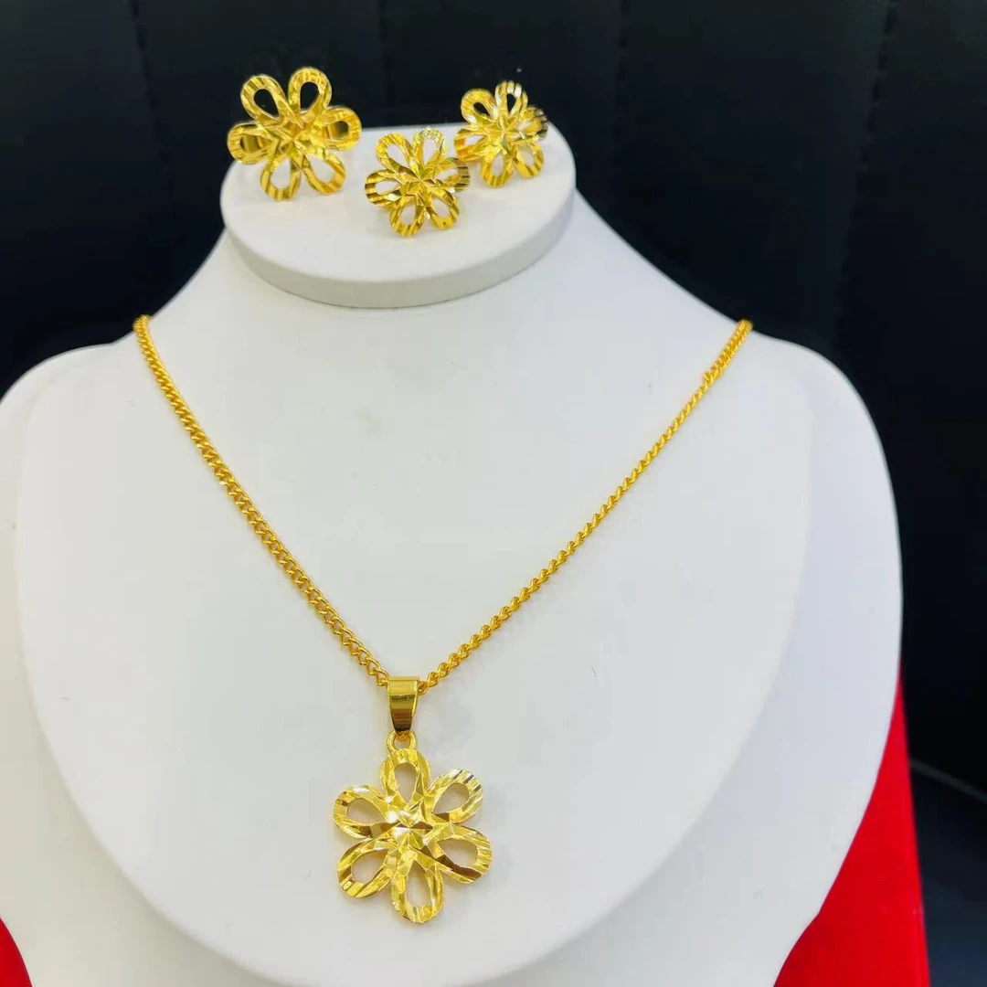 铜合金项链 325号新款个性项链耳环戒指