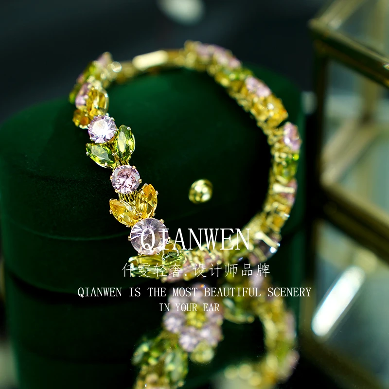 1001 伊甸园 满锆重工镶嵌 轻奢时尚手链