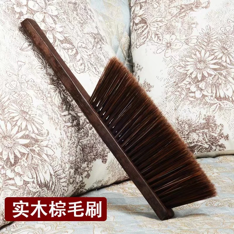 鸡翅木除尘实木刷子软毛卧室床上可爱床刷大号长柄毛刷清洁刷神器