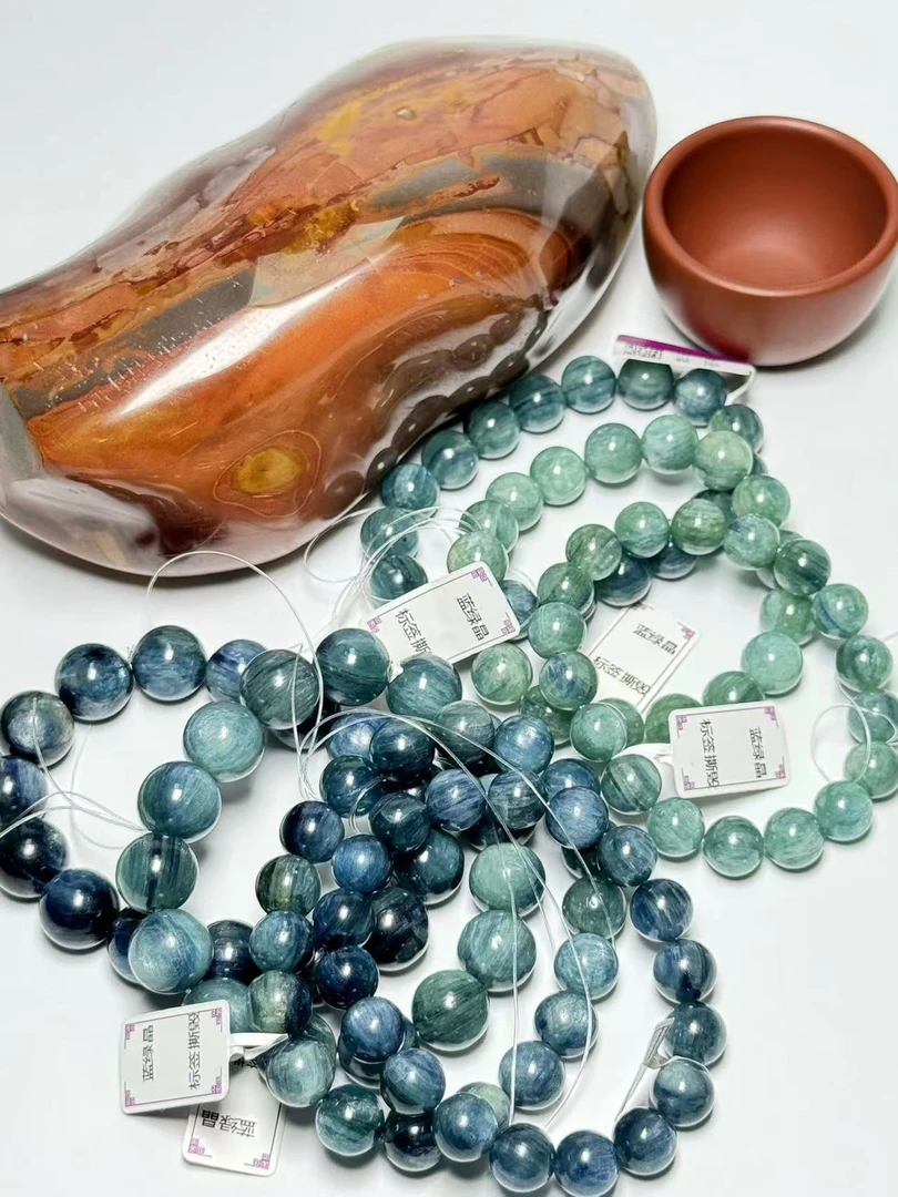 天然水晶手链51-99直播间水晶手串 镶嵌单圈 DIY水晶配件