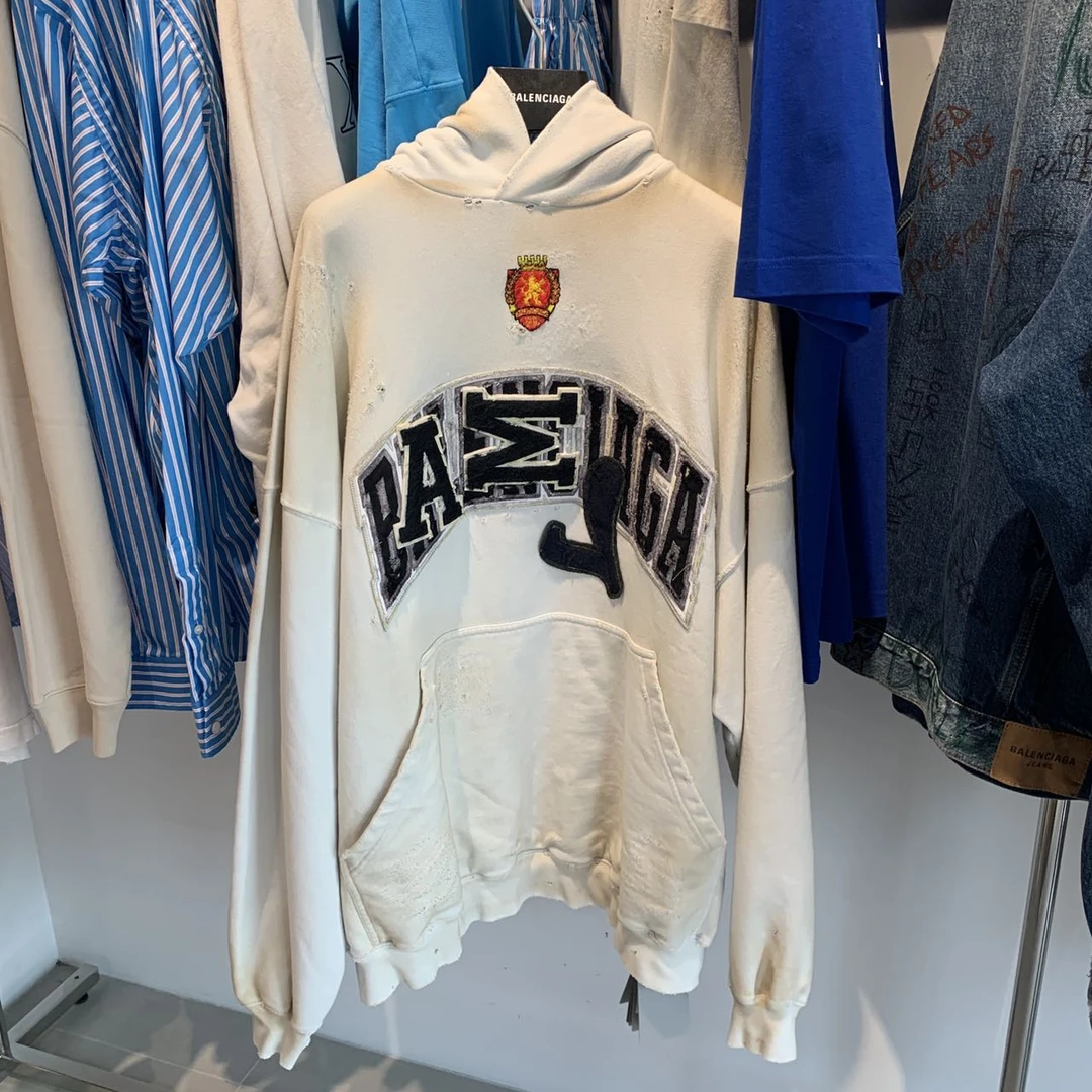 全新未使用 Balenciaga/巴黎世家 奥莱 曼联连帽卫衣 3-4周