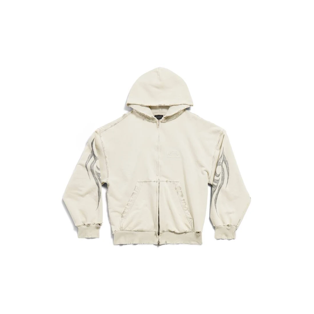 全新未使用 Balenciaga/巴黎世家 专柜 Y2K风格连帽卫衣 3-4周