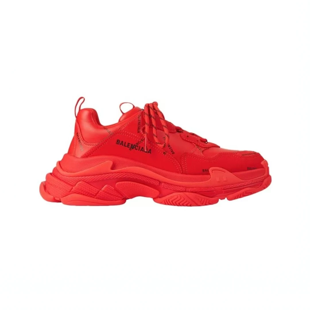 全新未使用 Balenciaga/巴黎世家 国内现货 满标红色老爹鞋