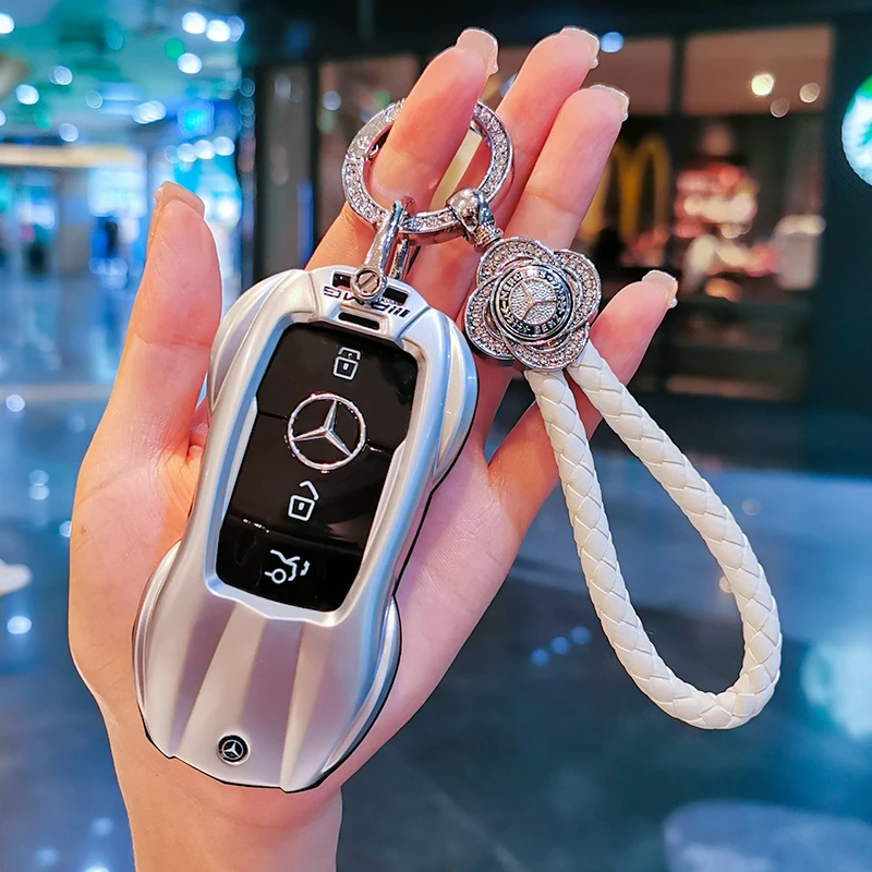 奔驰钥匙套c260l女GLC新款e300l车c200l包glb/gle扣s男gla级amg壳