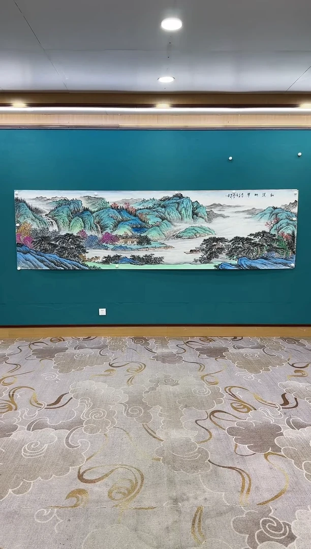 【闪购商品】绘画xc邵明义小丈二-山水国画