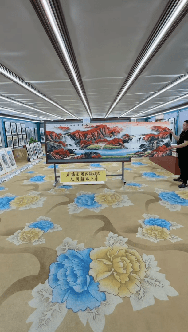 【闪购商品】绘画绘画Y-刘雪红-小丈二-山水画
