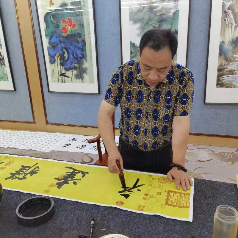 润芝文化-刘雪红老师-四尺对开兰亭宣纸-博雅达观-书法收藏证书