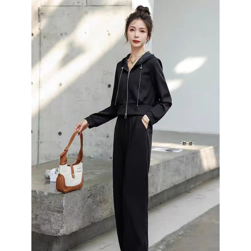 【A564】2024秋季新款女时尚长袖洋气高端气质修身显瘦套裤