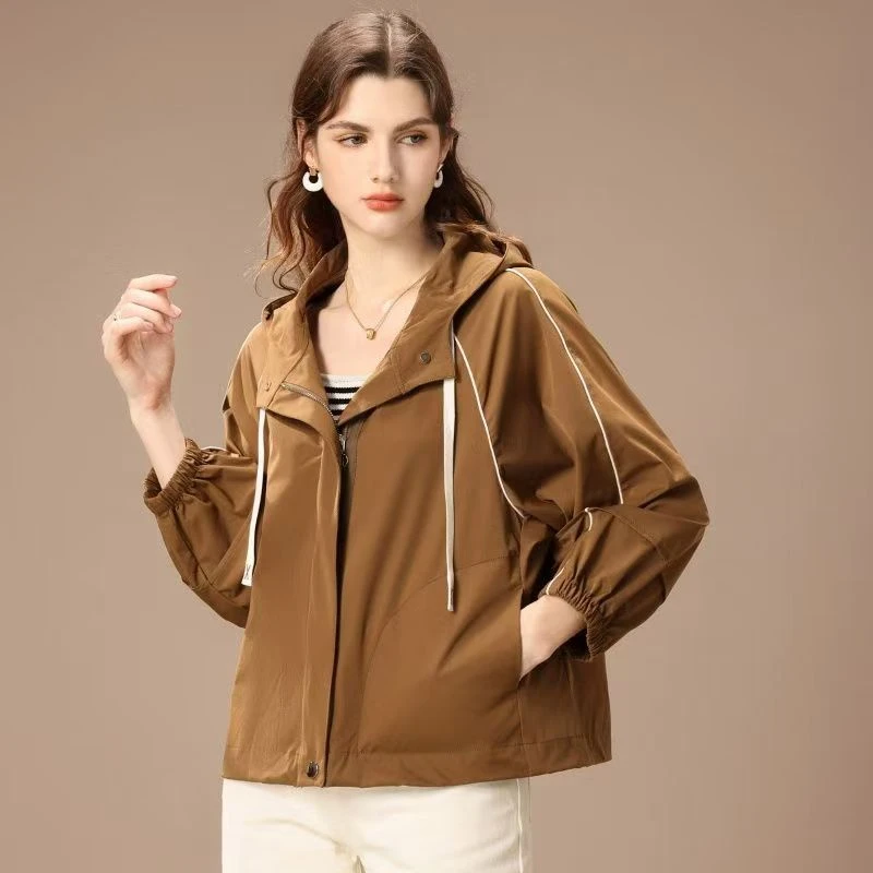 【A543】女士秋季新款女时尚长袖洋气高端气质修身外套