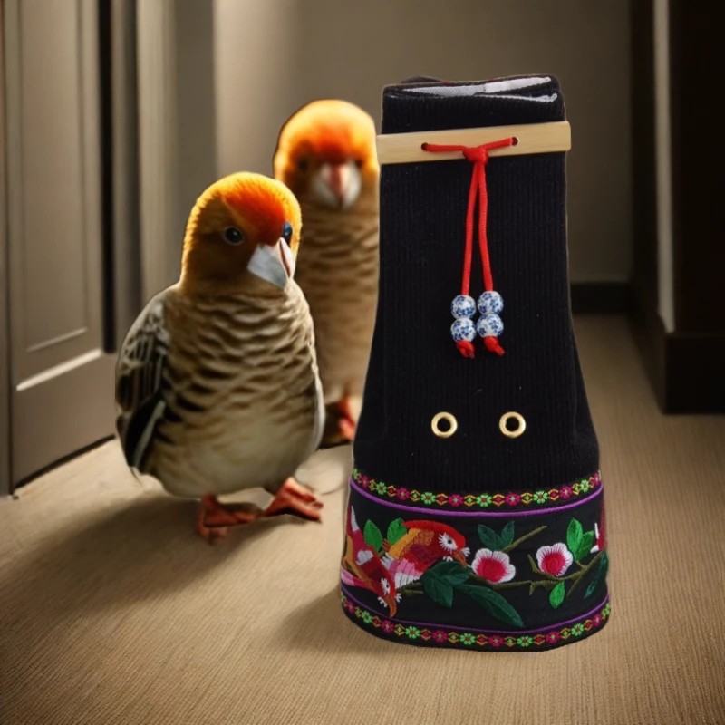 鹌鹑布袋，鹌鹑袋子双层布料 硬圈硬底结实耐用