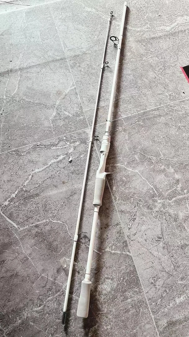 小白竿1.8米M硬度路亚竿有枪炳有直炳(微瑕疵，瑕疵可忽略不计）