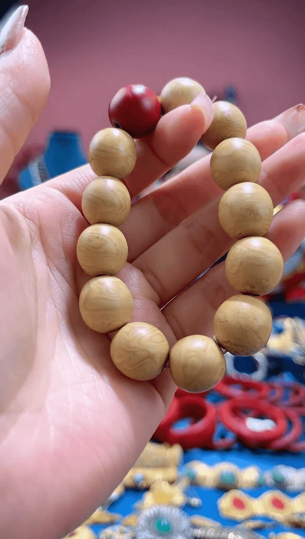 【闪购商品】紫铜雕漆素漆手串