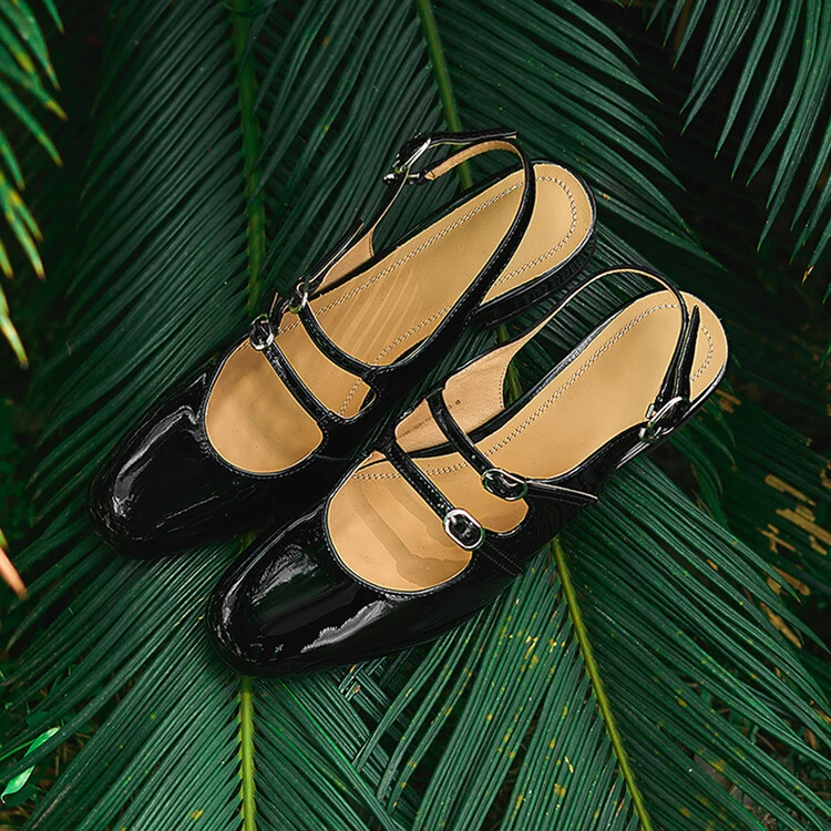 时装凉鞋2024年夏季通勤粗跟B-5007