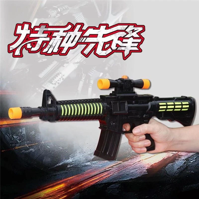 儿童玩具声光biubiu冲锋模型【非礼盒款，无电池】全新