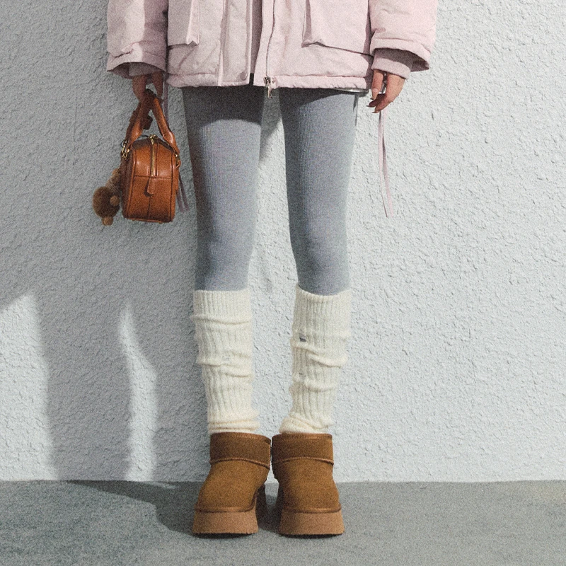 RECOIN R1C冬季高弹小棉绒加绒加厚打底裤袜29YWZ