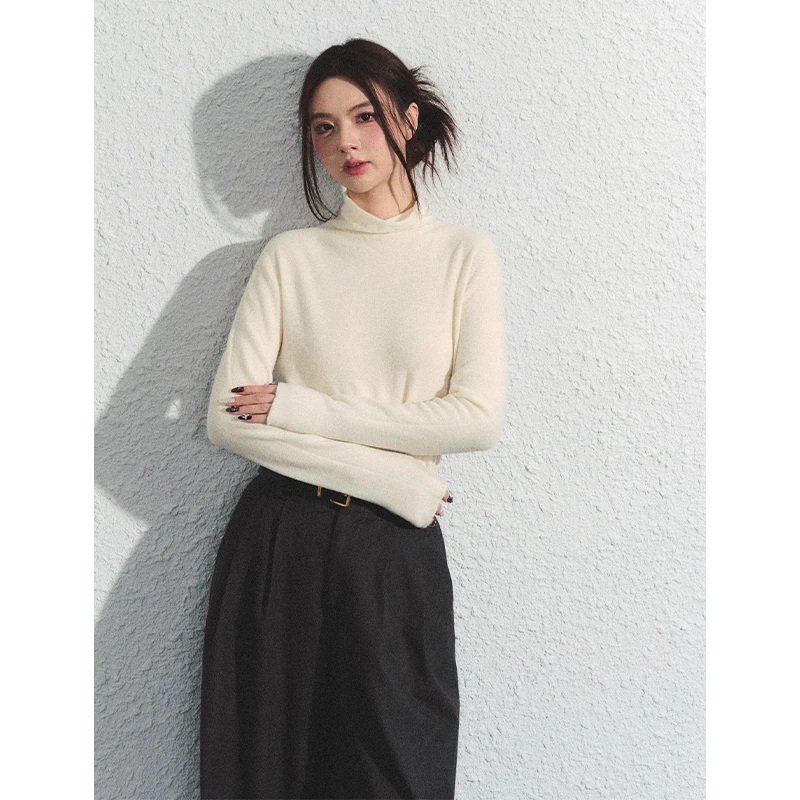 RECOIN R1C秋冬云感无缝羊毛衫打底毛衣45M1