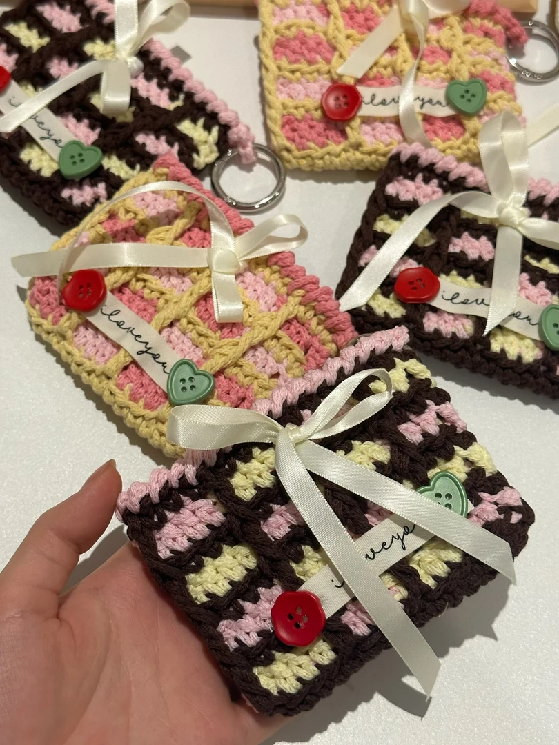 纯手工可爱钩织居家摆件挂件居家用品
