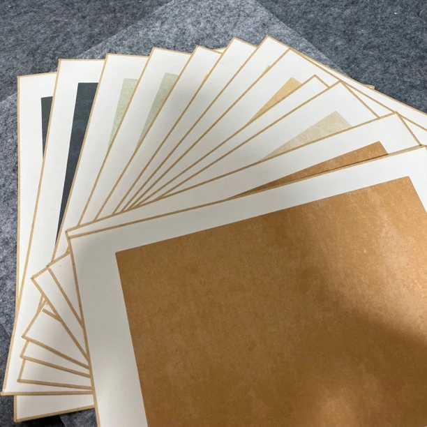 问纸楼·六色大号半生熟作品卡纸麦光六色软卡