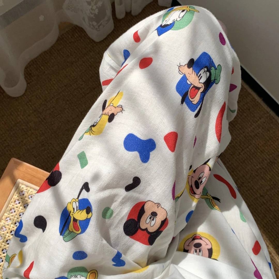 2024春夏新品双层纱布宽松睡裤ins风棉纱家居裤女长裤纯棉