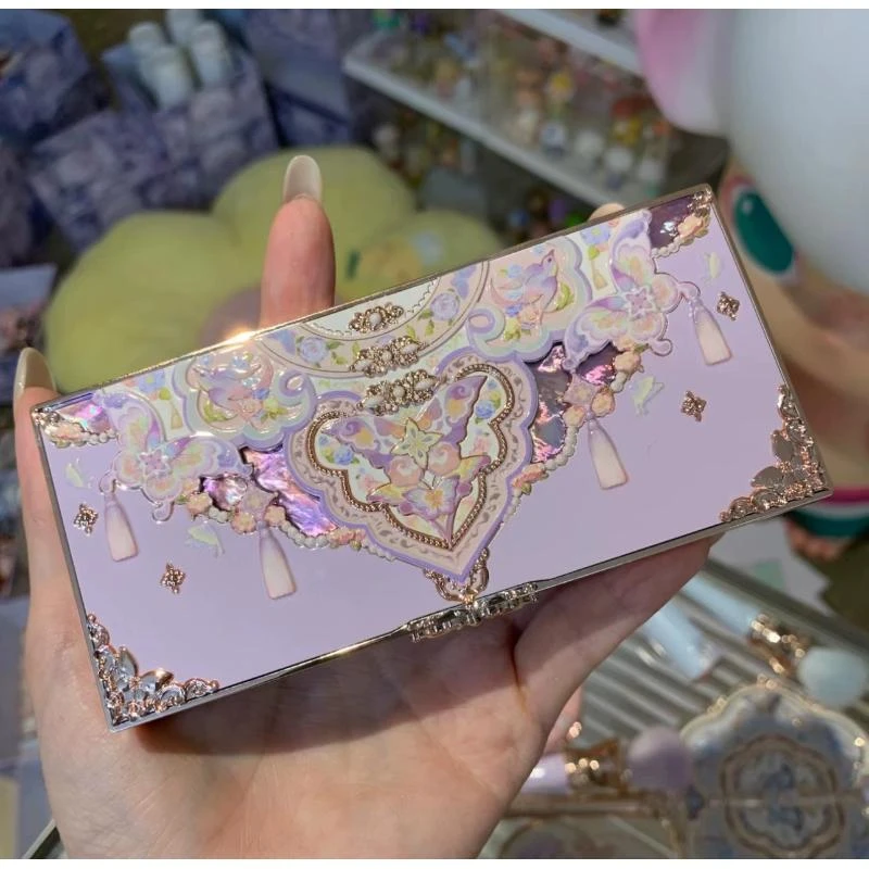 花知晓蝴蝶云肩六色眼影03香炉紫烟