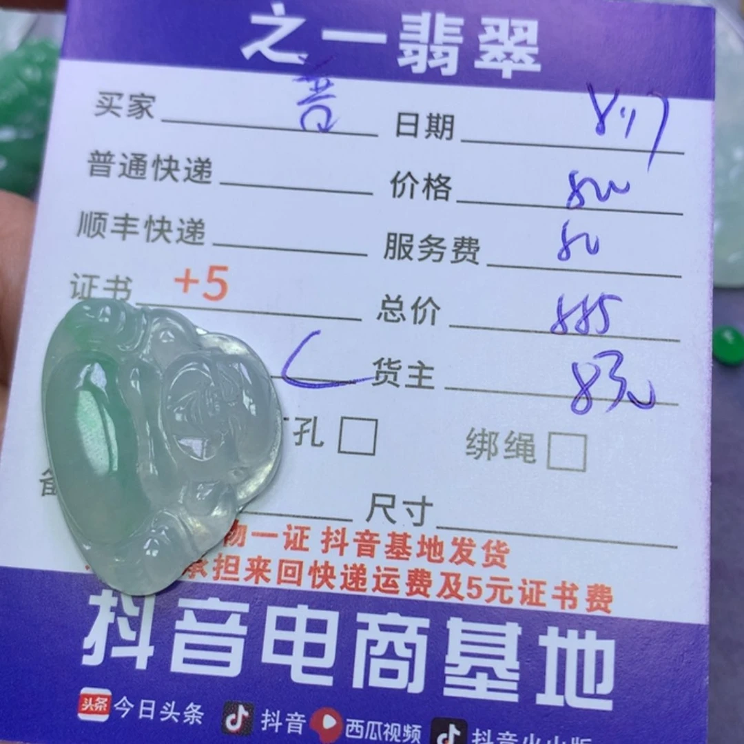 【闪购商品】翡翠颈饰18K金镶嵌?****姐