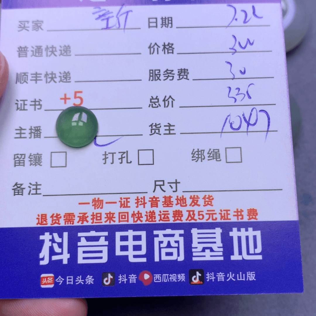 【闪购商品】翡翠颈饰未镶嵌新**宝