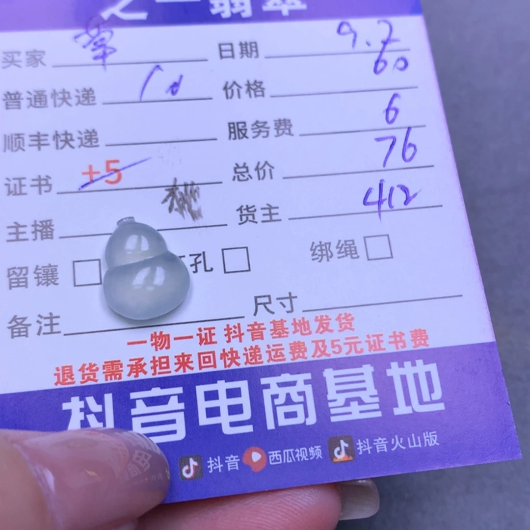 【闪购商品】翡翠颈饰未镶嵌草***葚