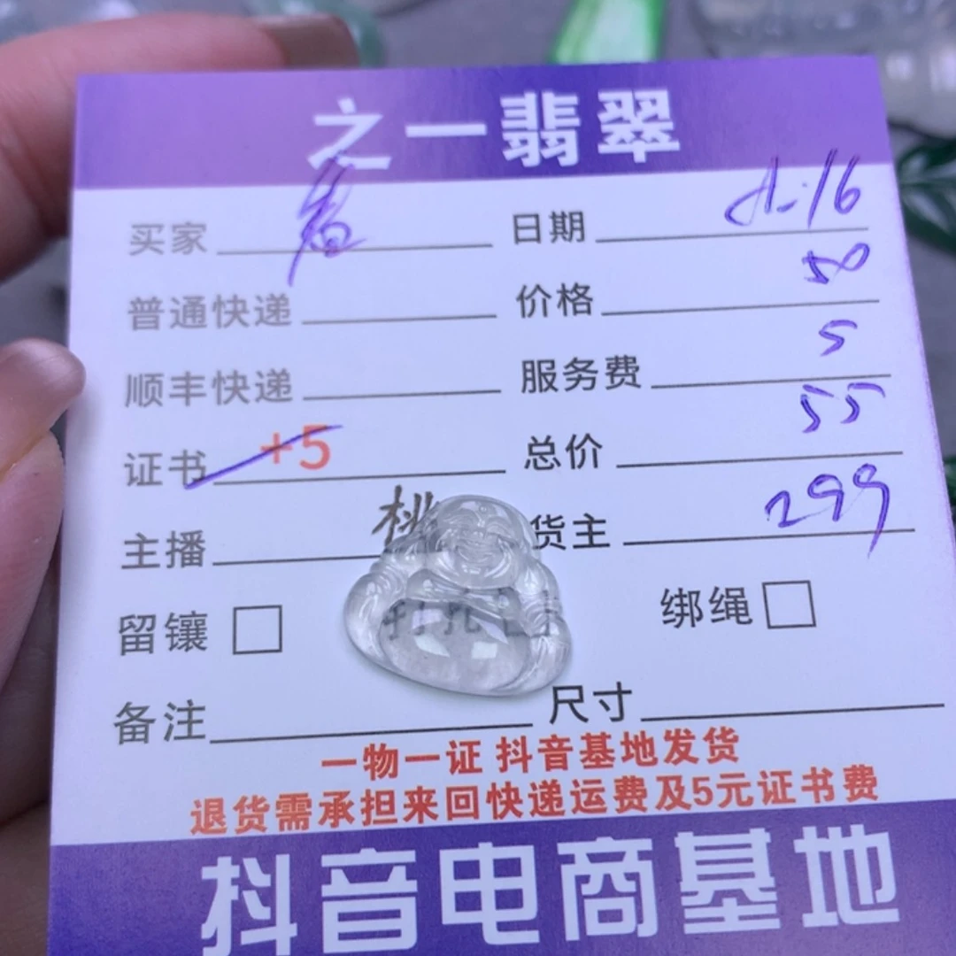 【闪购商品】翡翠颈饰未镶嵌看**翡翠