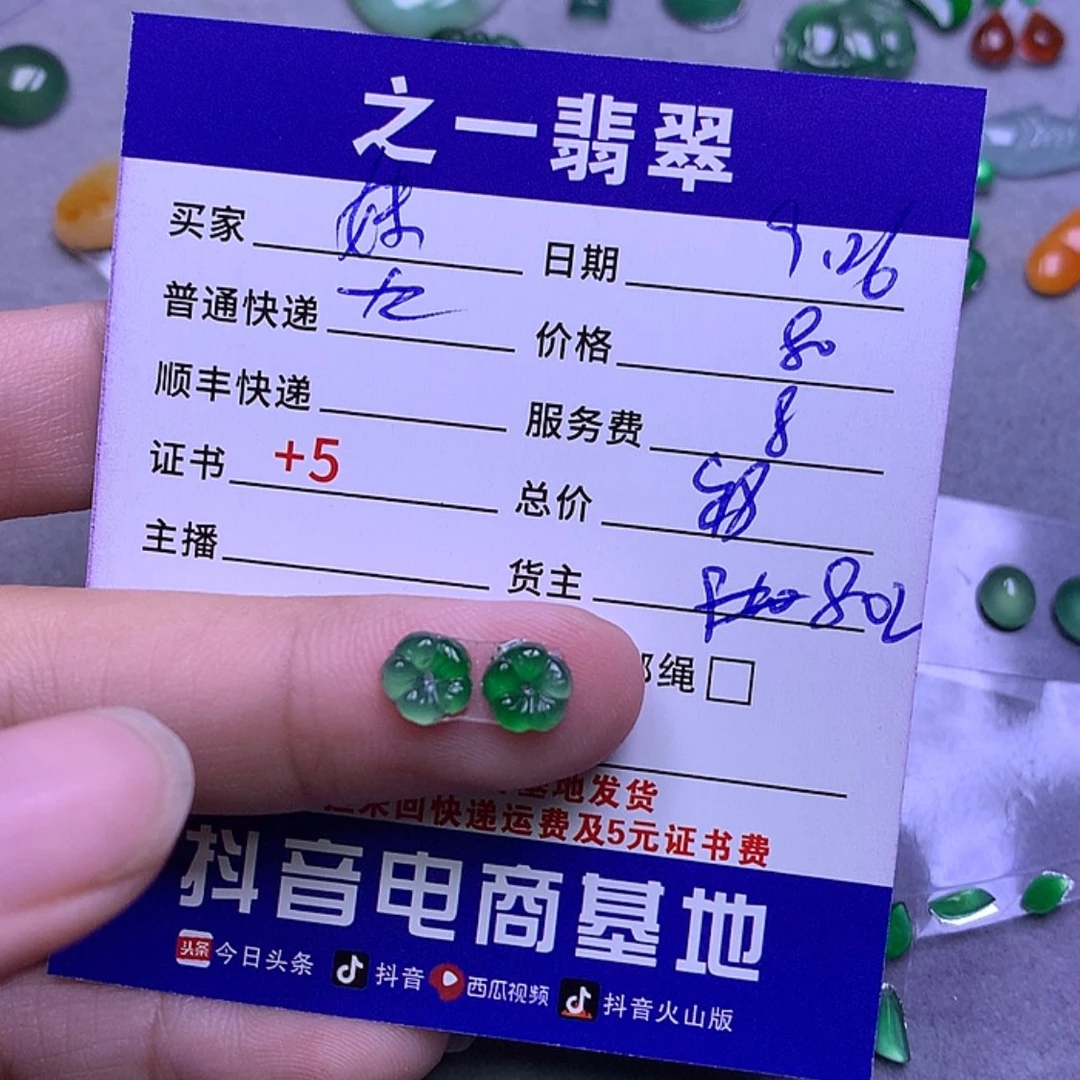 【闪购商品】翡翠颈饰未镶嵌妹*