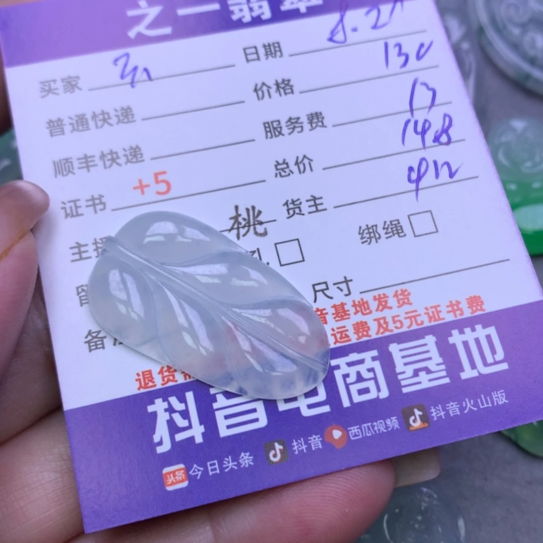 【闪购商品】翡翠颈饰未镶嵌云**飞