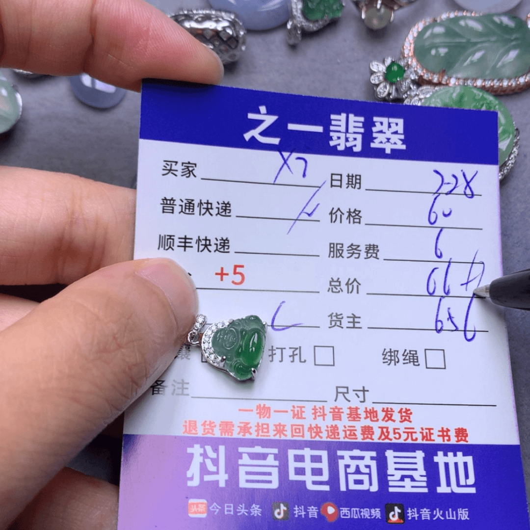 【闪购商品】翡翠颈饰银S925镶嵌X**i