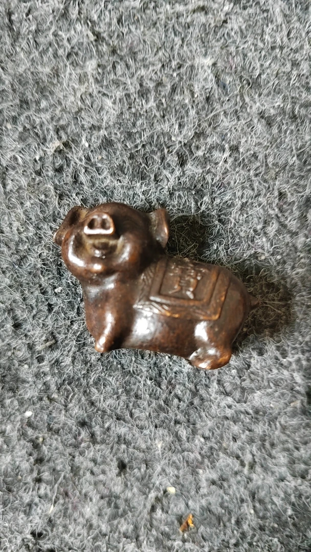 金属铜器 猪猪金属小杂件