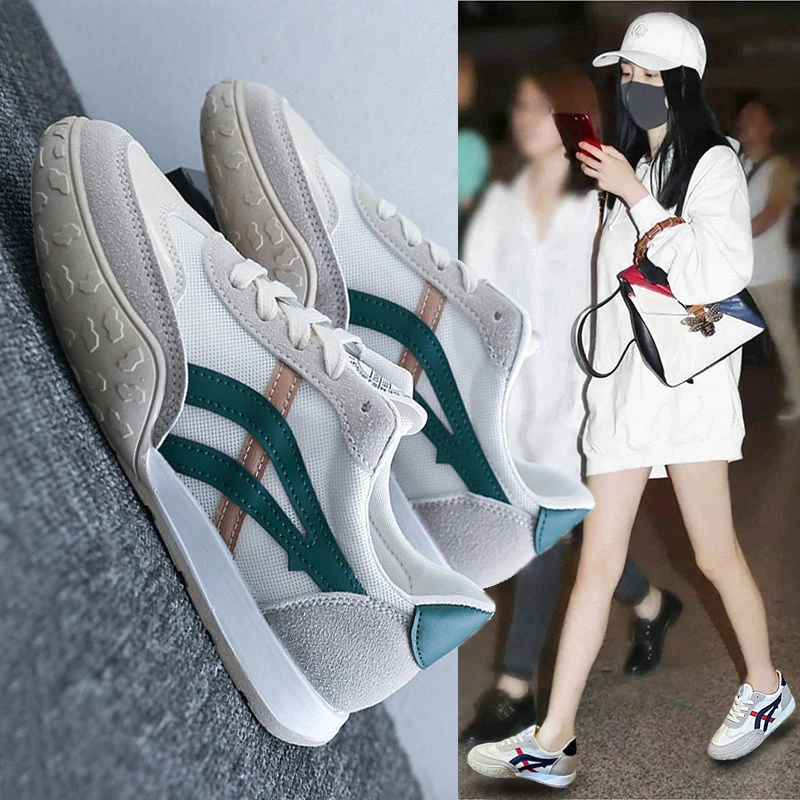 阿甘鞋女春秋老爹鞋子女正宗女鞋一脚蹬时尚洋气显脚瘦校