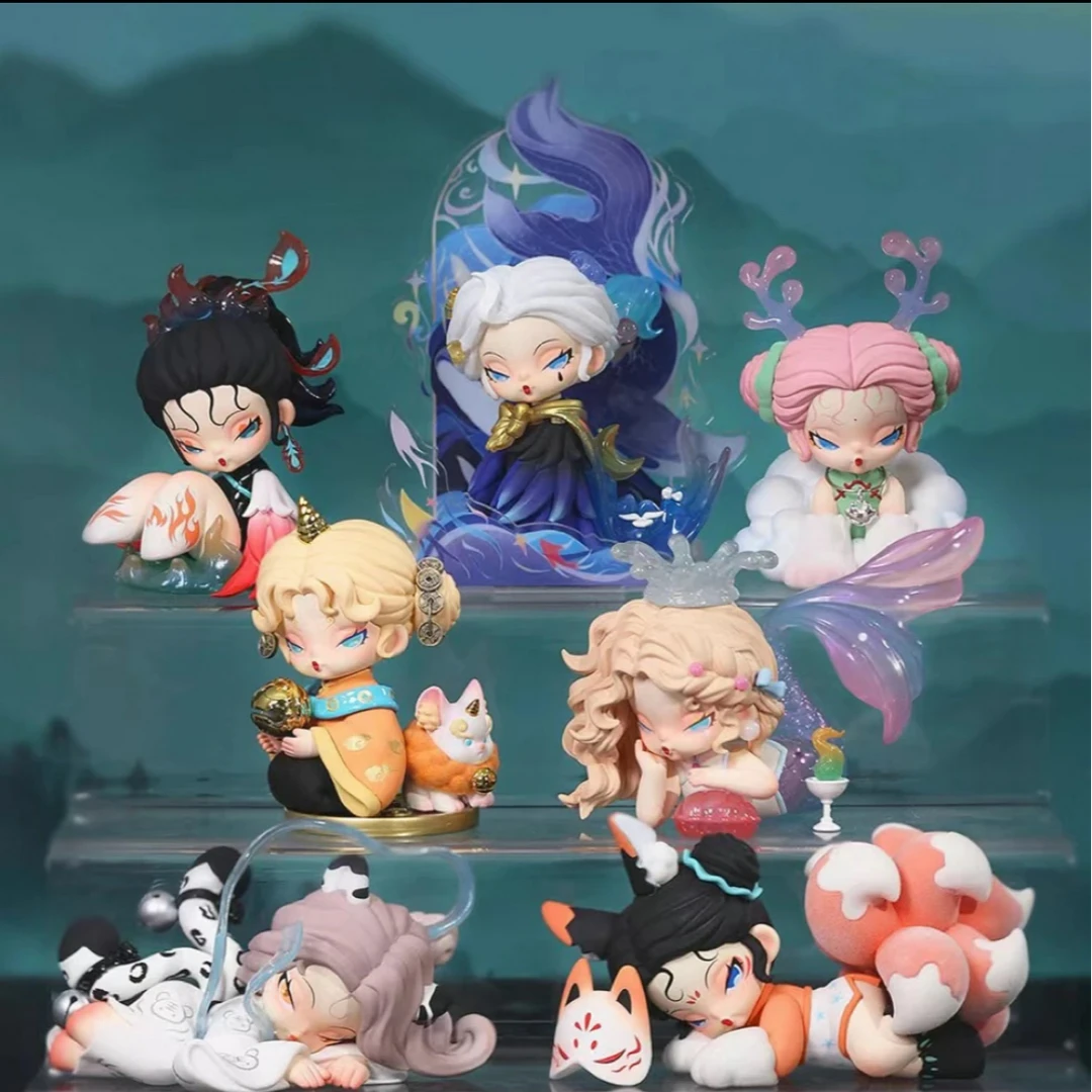 【拆盒】DODONAMI浮游山海系列nami三代盲盒手办礼物摆件潮玩国风