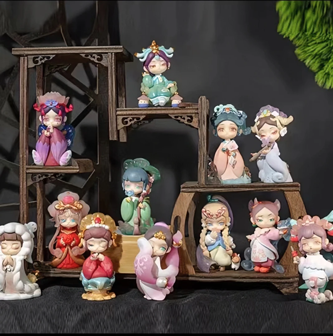 【代拆】锦鲤香料公主甄嬛传花语系列潮玩盲盒古风公仔摆件潮流玩具