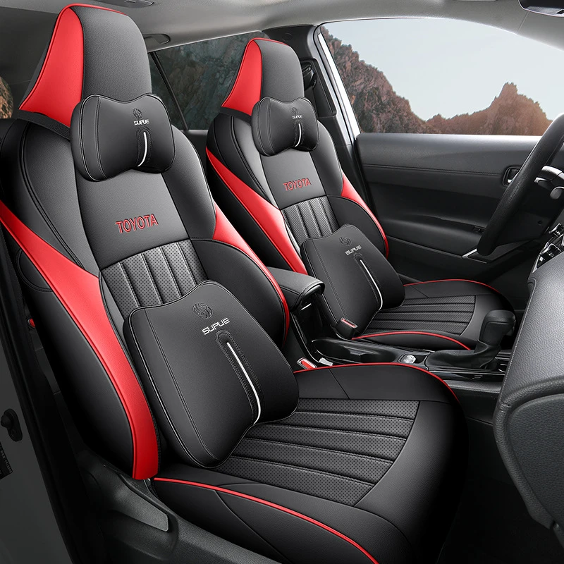 专用于丰田威兰达汽车坐垫套四季通用座套全包围座垫皮革座椅套垫