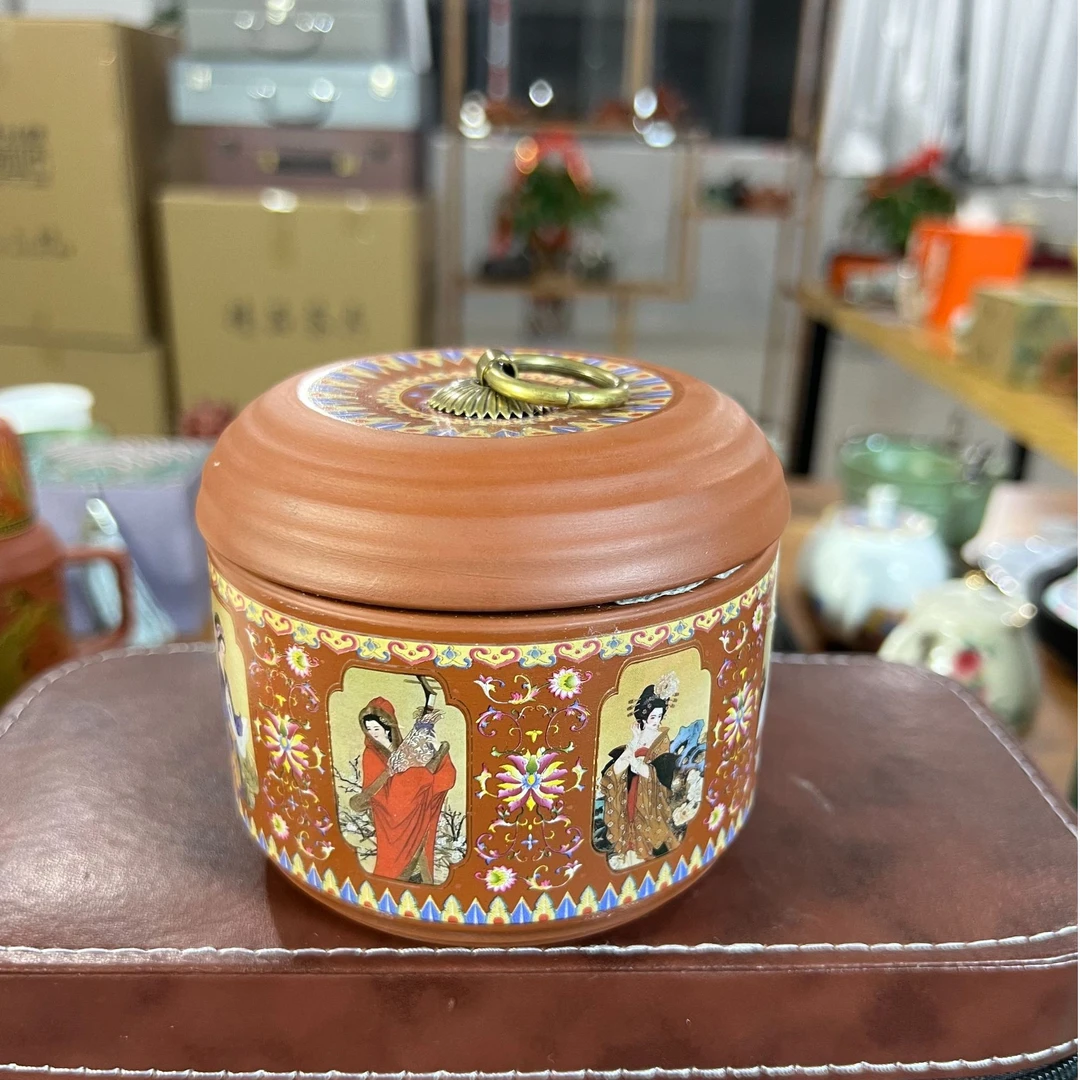 【闪购产品】Y11朱泥紫砂茶叶罐