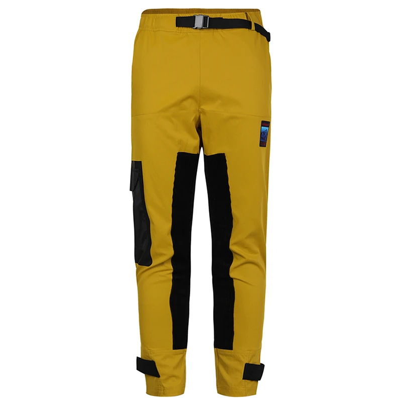 adidas/阿迪达斯Adv wv Pant拼色工装运动裤男款香料黄  GV0931