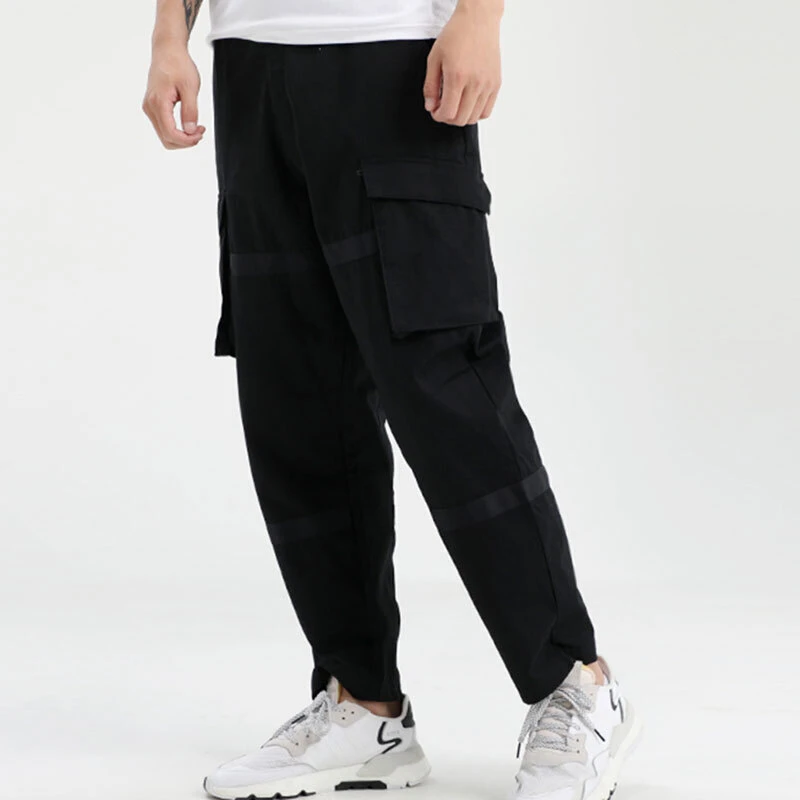 adidas/阿迪达斯 UB PNT CARGO 侧袋工装裤宽松 男款 黑色 GL0394