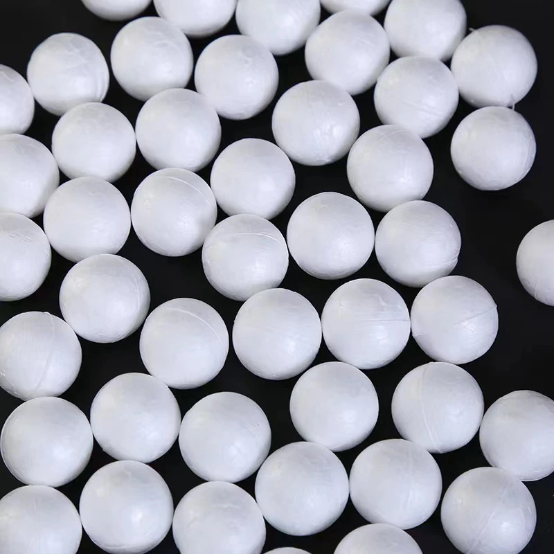 白色实心圆形泡沫球儿童手工diy拼装多尺寸圣诞老人