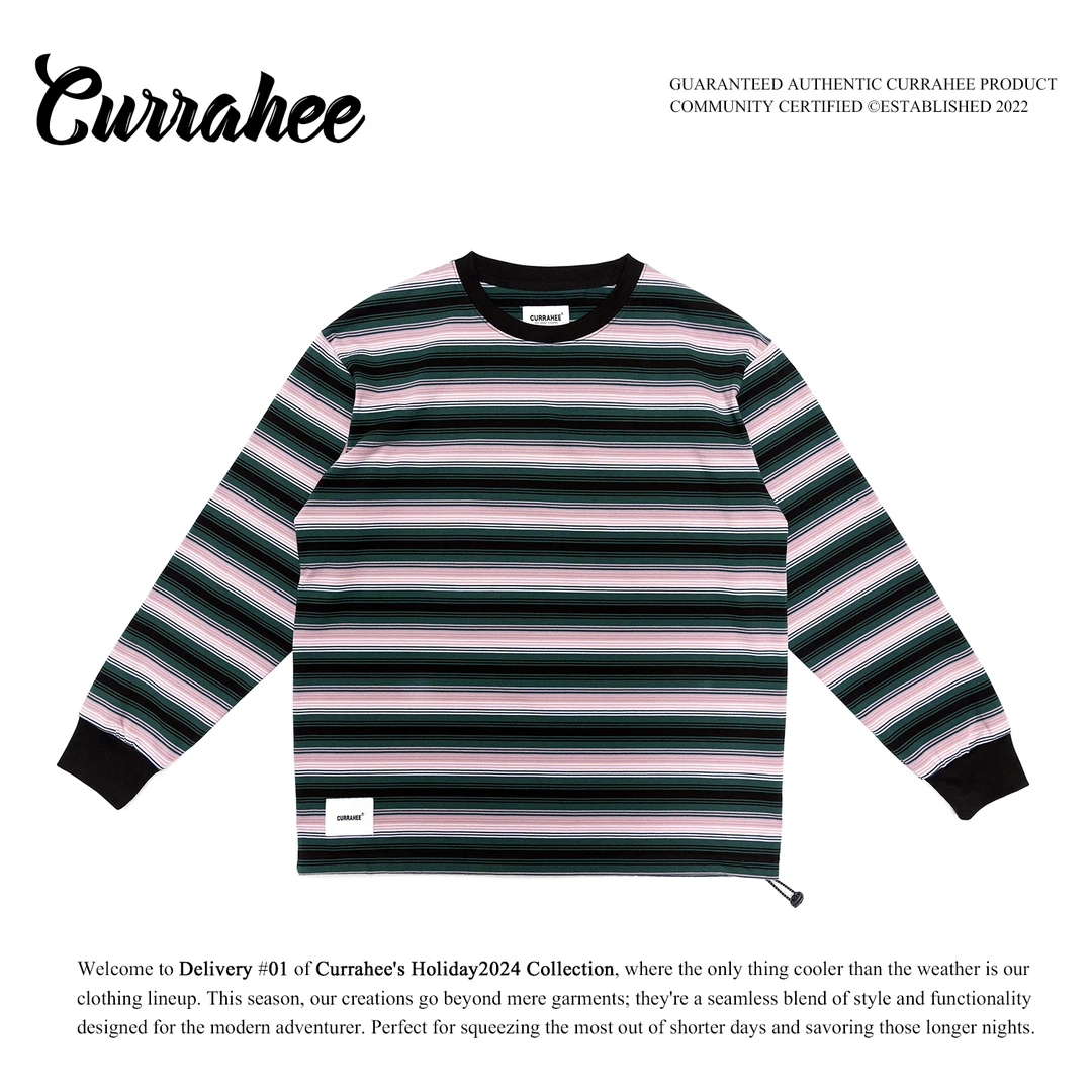 CURRAHEE 男士时尚休闲宽松city boy风 长袖T恤