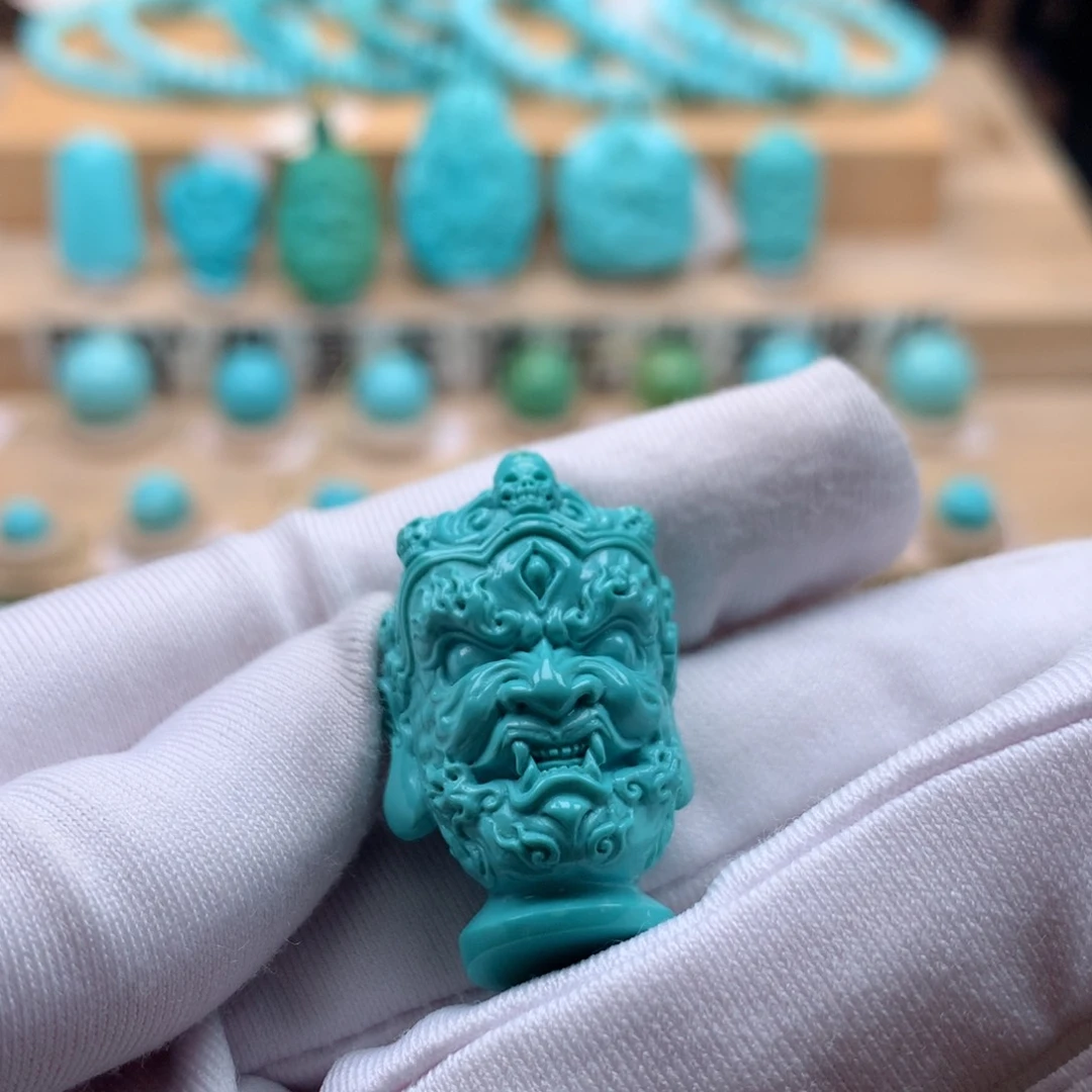 绿松石珠宝奇石未镶嵌大*