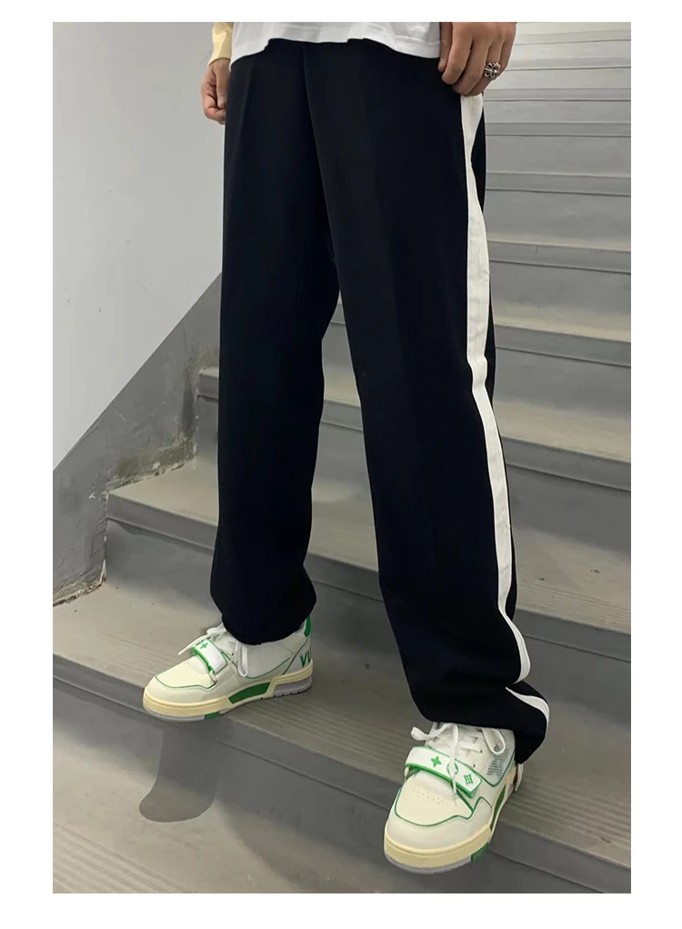 西服裤休闲裤百搭直筒潮流宽松ins男裤