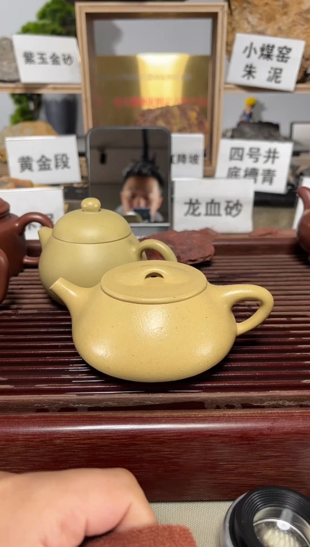 【闪购商品】紫砂茶壶全手【梨皮绿·景州】