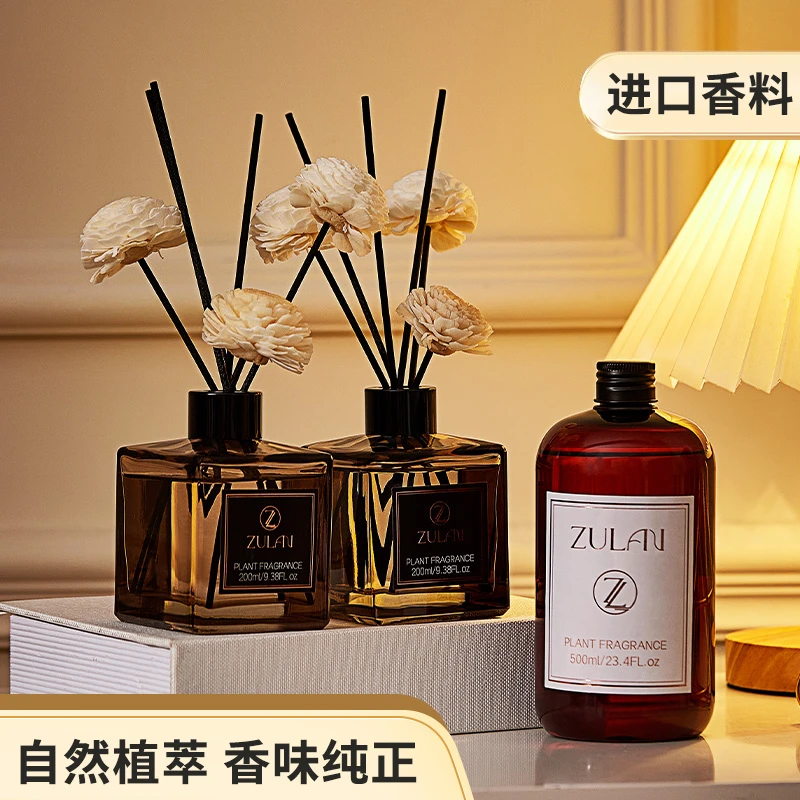 香薰家用室内持久留香香薰液补充液大瓶栀子花卧室熏香摆件清新剂