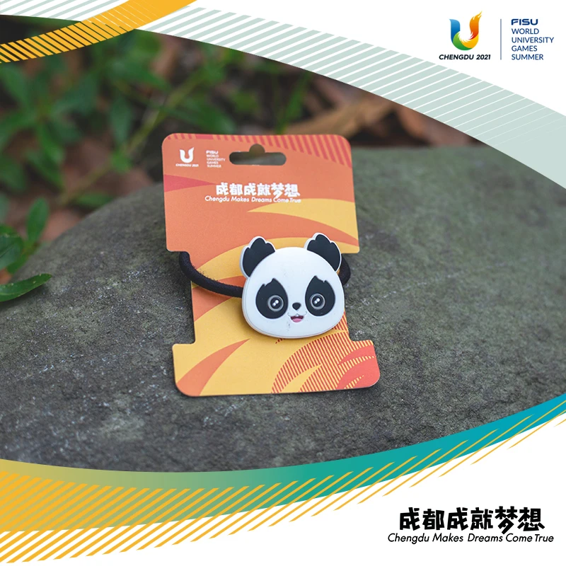 吉祥物蓉宝发绳赛事纪念品