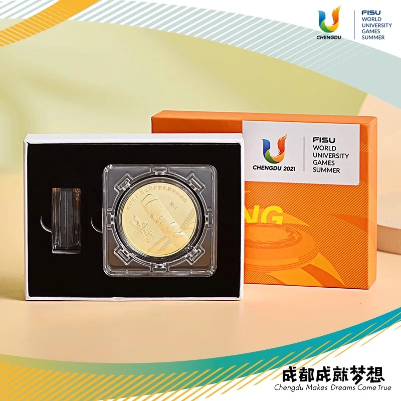 镀金纪念章蓉火/蓉宝纪念品徽章
