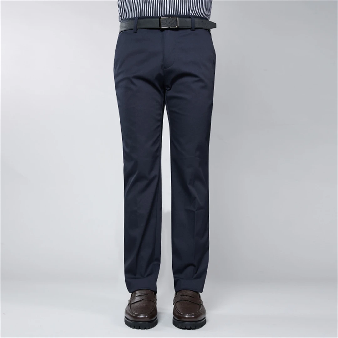 路卡迪龙【专柜同步】弹力无束缚垂感透气男直筒商务裤140225255