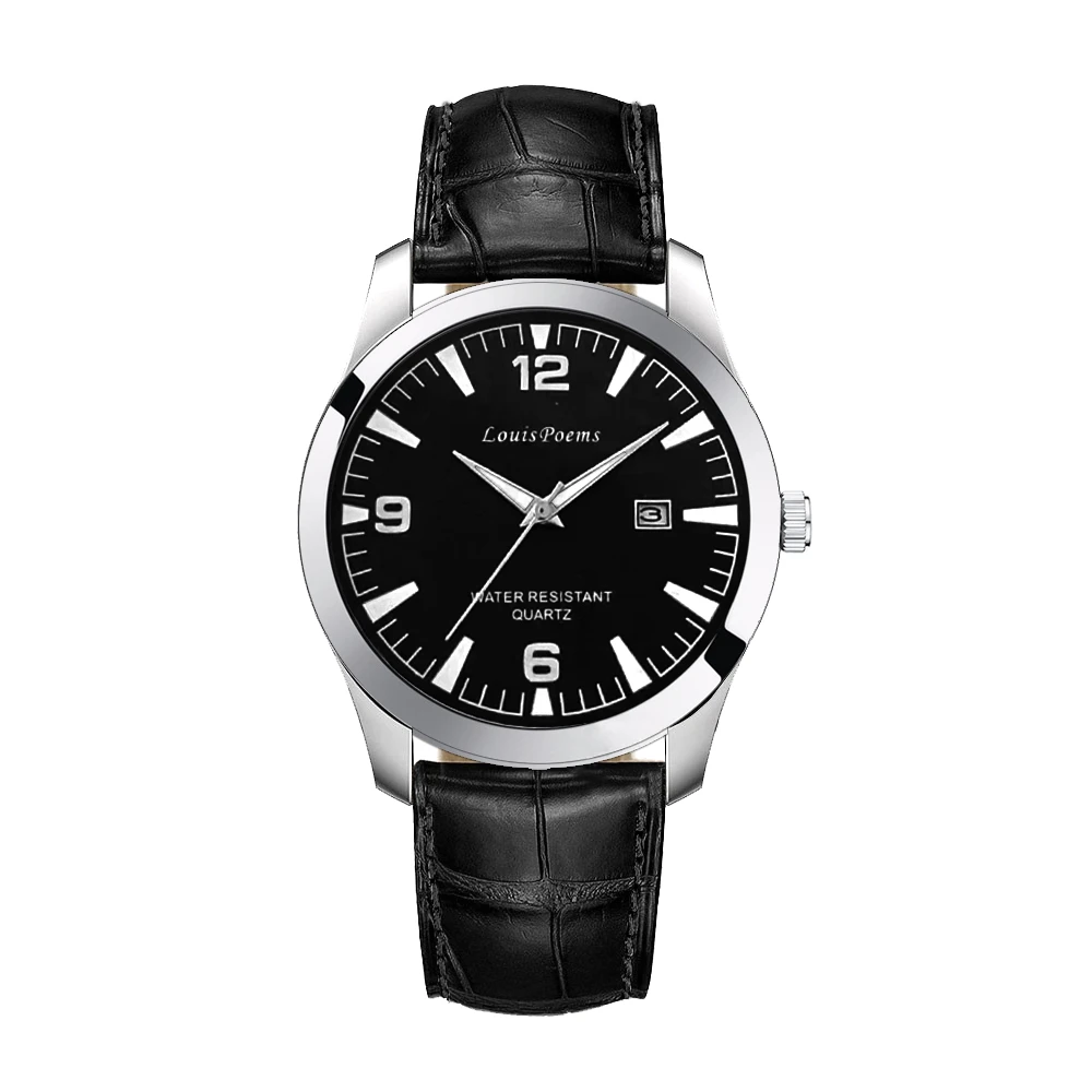 【云仓现发】梦想家时尚潮流大气个性男士高端腕表日历款-S1